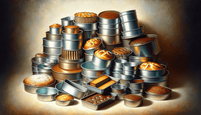 Comparing Different Types Of Baking Tins For Different Baked Goods