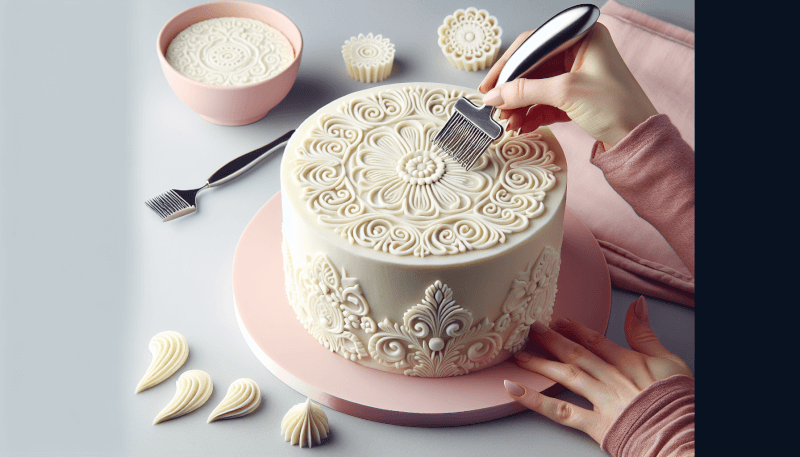 How To Properly Use A Decorating Comb For Cake Decoration