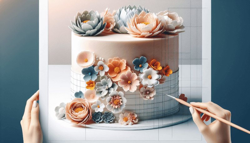 flower cake design